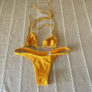 Abercrombie and Fitch yellow bikini